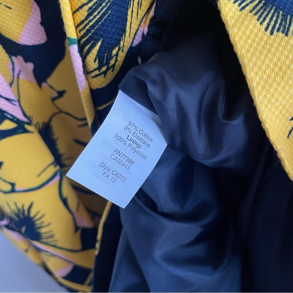 J. Crew Factory Floral Piqué Dress - Picture 5 of 7